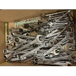 ASSORTED SAE WRENCHES