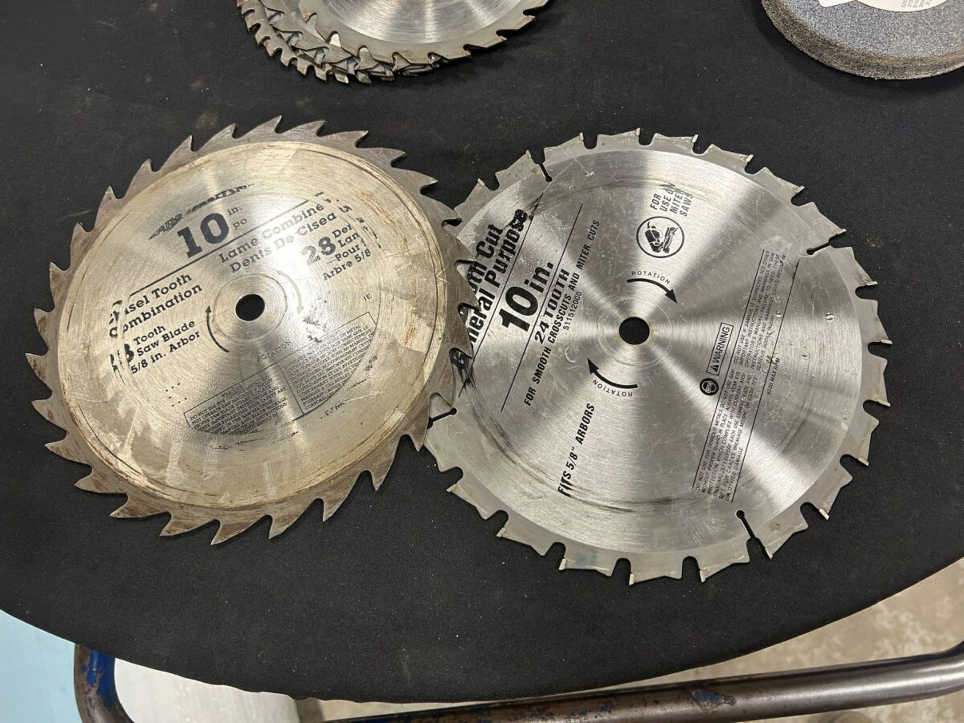 L/O ASSORTED SAW BLADES AND 6" GRINDING WHEEL - Image 4 of 4