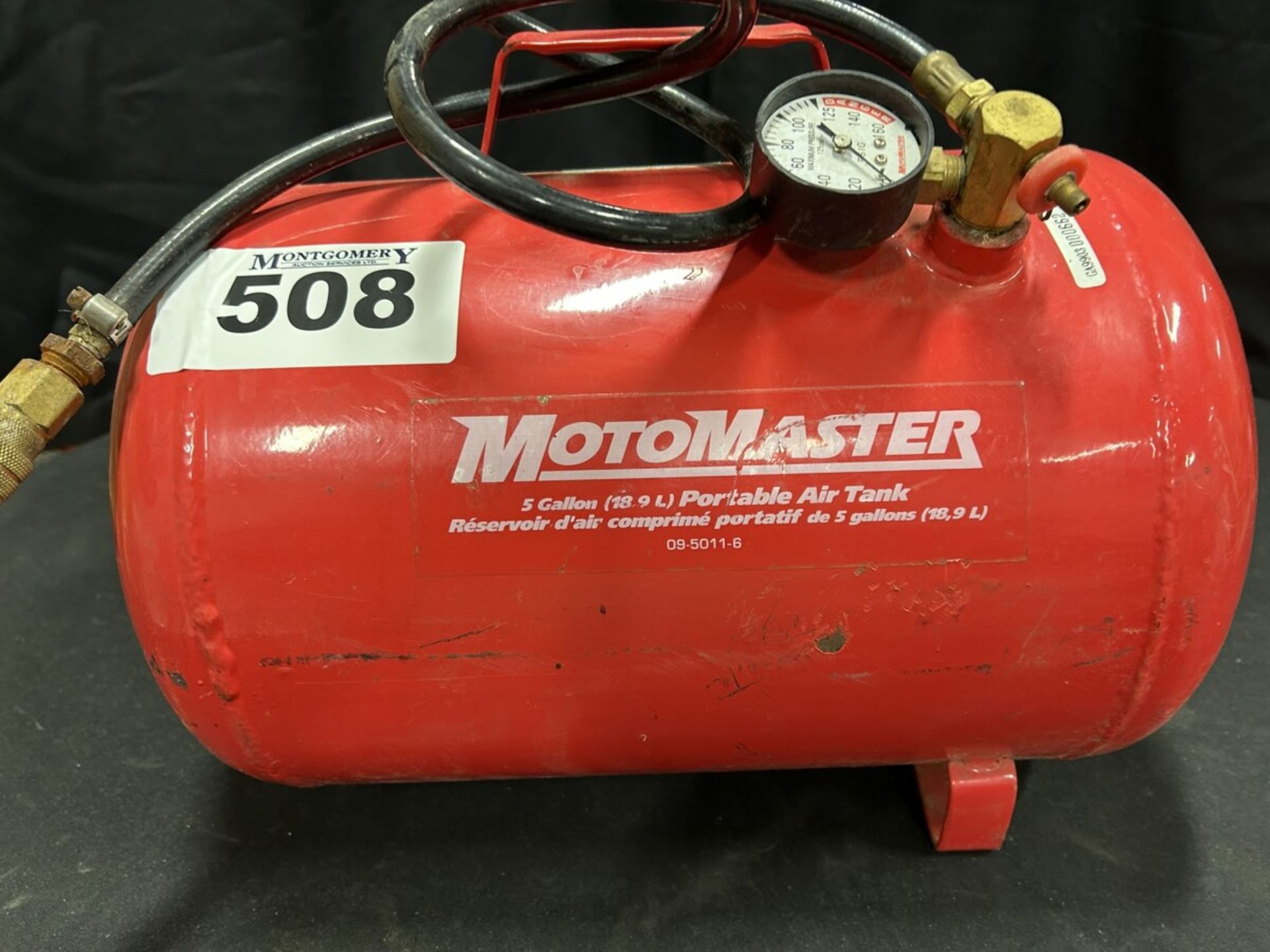 MOTOMASTER 5 GAL. PORTABLE AIR TANK - Image 4 of 5