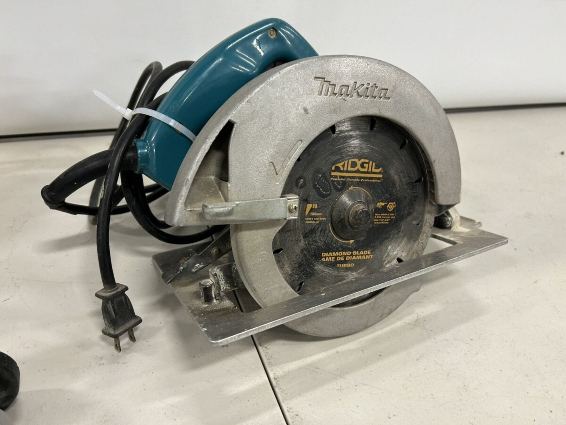 MAKITA 7.25" CIRCULAR SAW, SEARS JIGSAW, 7" ABRASIVE CUTOFF MACHINE - Image 4 of 6