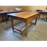 WOODEN DROP LEAF PANTRY TABLE