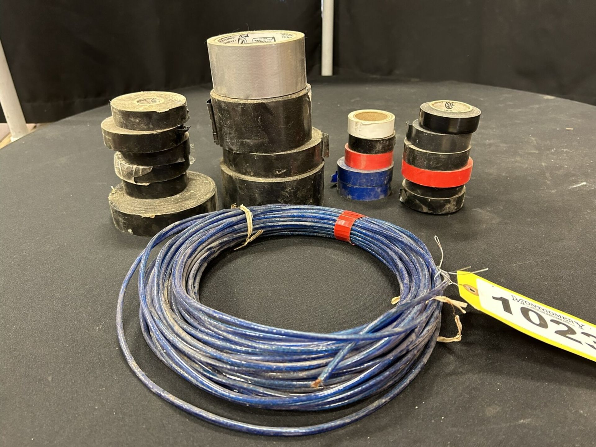 L/O ASSORTED ELEC. TAPE AND COATED CABLE