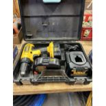 DEWALT CORDLESS DRILL W/ BATTERY AND CHARGER