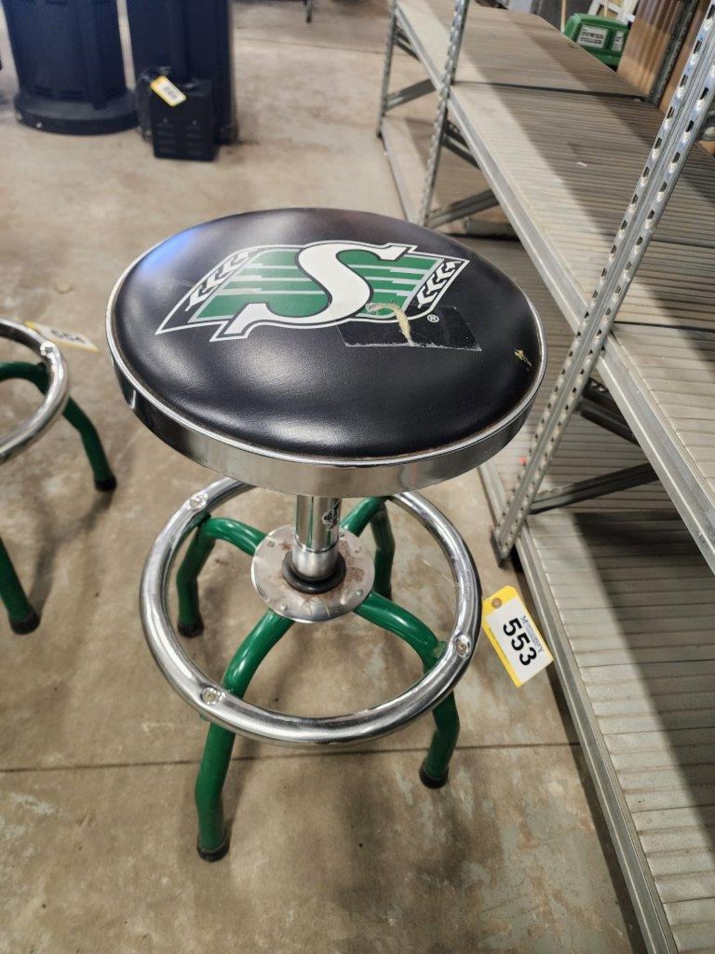 SASKATCHEWAN ROUGHRIDERS SWIVEL STOOL