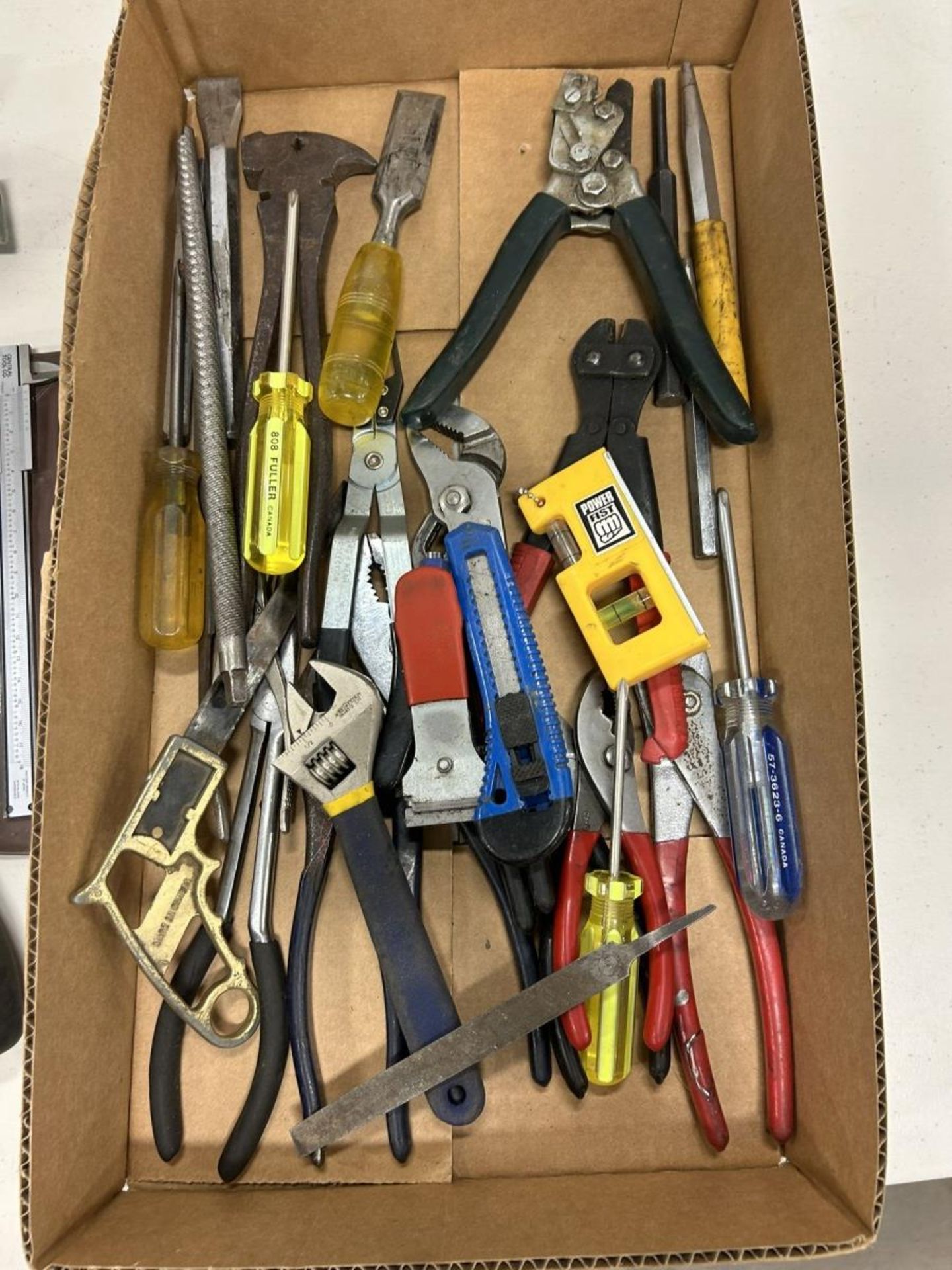 L/O ASSORTED HAND TOOLS PLIERS, VICE GRIPS, BLUE POINT RETAINING RING PLIERS ETC. - Image 2 of 6