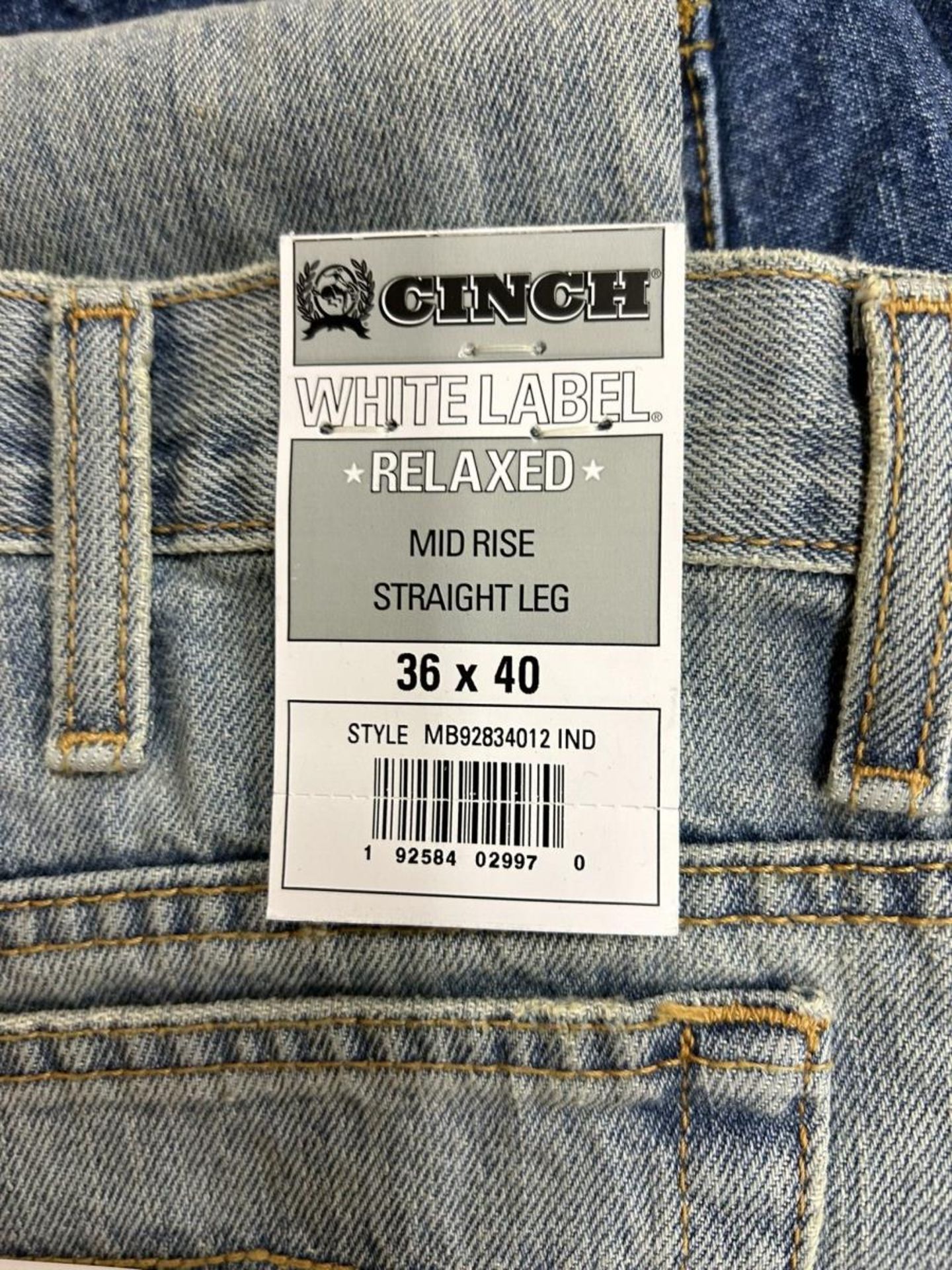 2 PAIRS OF CINCH 36X38 JEANS & 1 PAIR OF CINCH 36X40 JEANS - Image 2 of 4