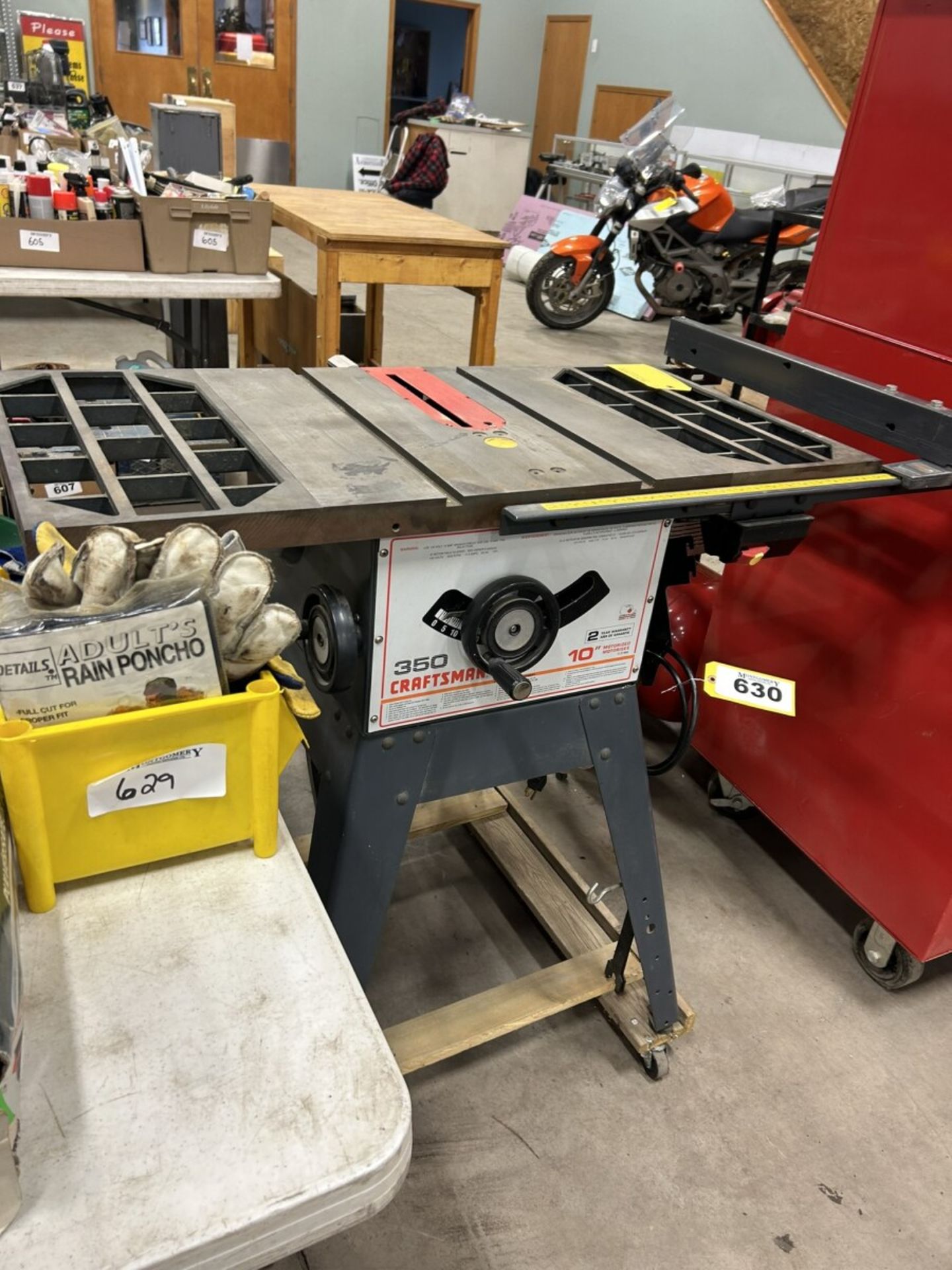 CRAFTSMAN 350 10" TABLE SAW - Image 2 of 6