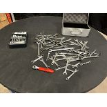 MASTERCRAFT STUBBY METRIC COMBINATION WRENCHES AND ASSORTED COMBINATION WRENCHES