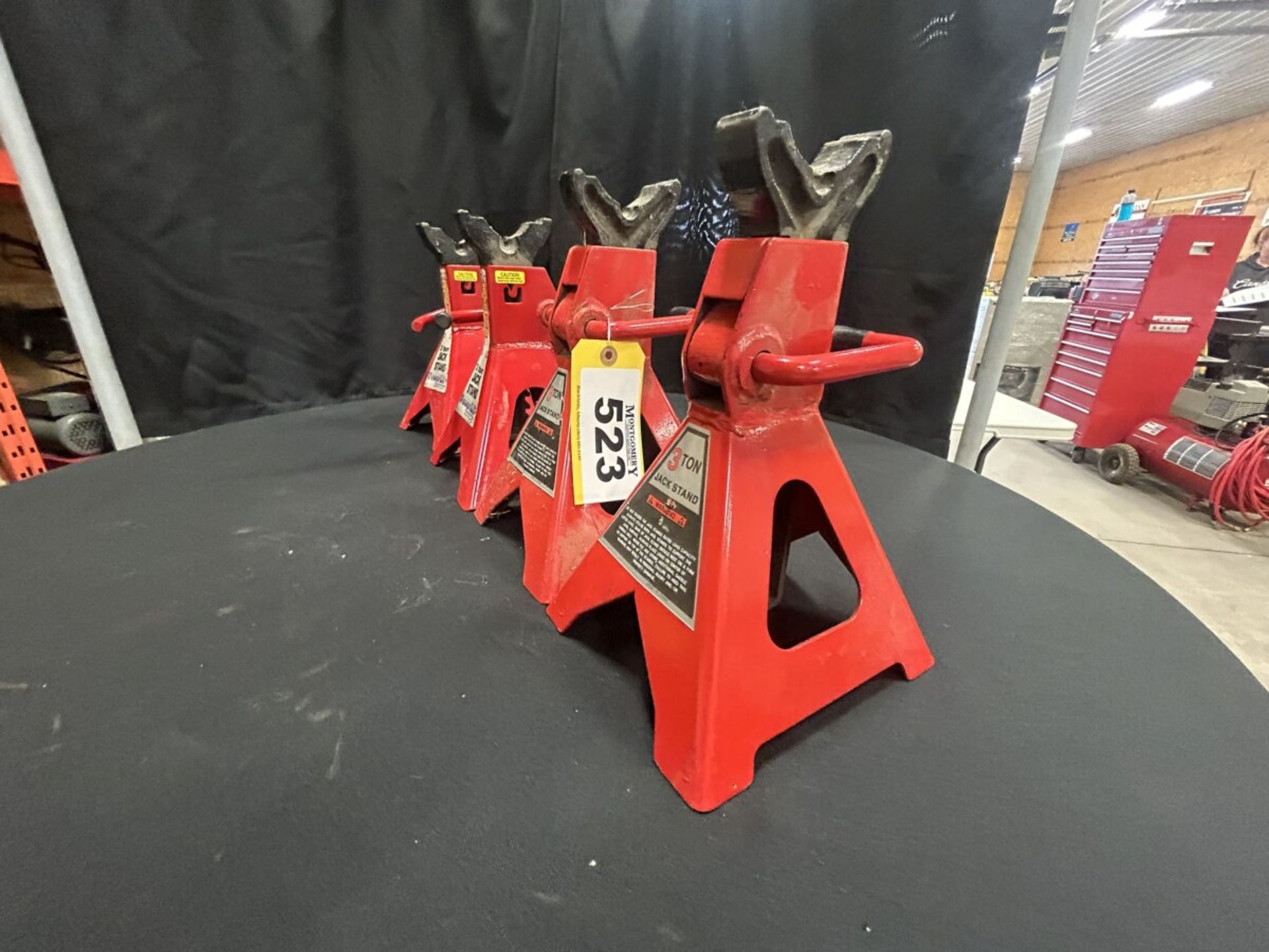 4-POWER LITE 3-TON JACK STANDS - Image 2 of 3