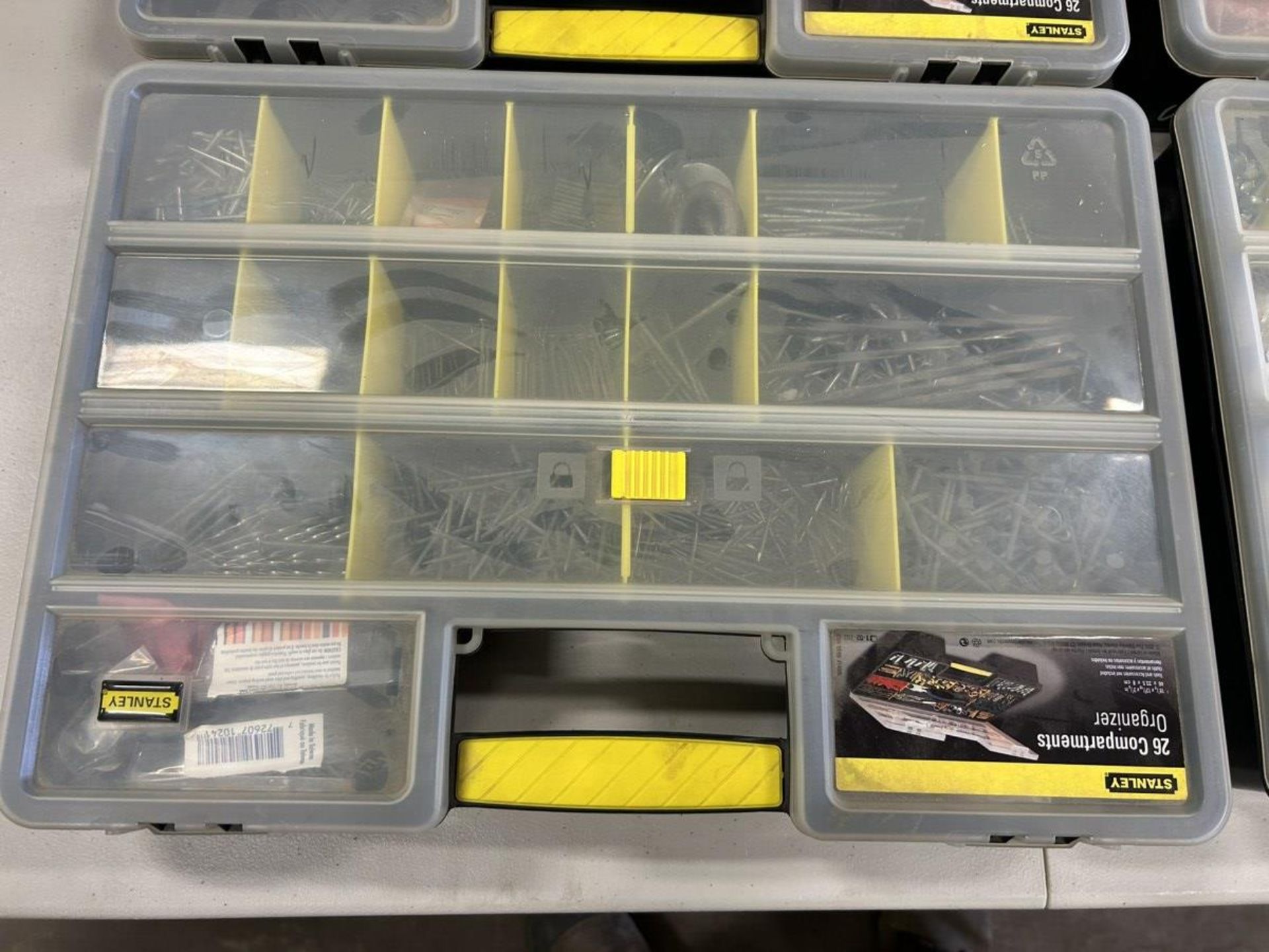 4-STANLEY POLY HARDWARE ASSORTMENT TRAYS - Image 3 of 5