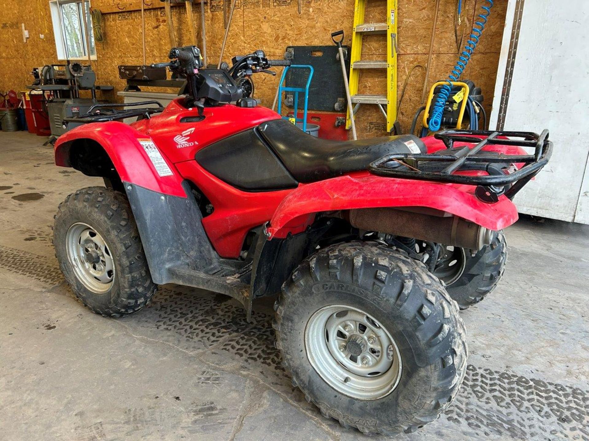 2013 TRX420 HONDA ATV, ELEC. SHIFT, INDEPENDENT SUSPENSION, 9,561 KM SHOWING, NEW ELEC. SHIFT MODULE - Image 2 of 6