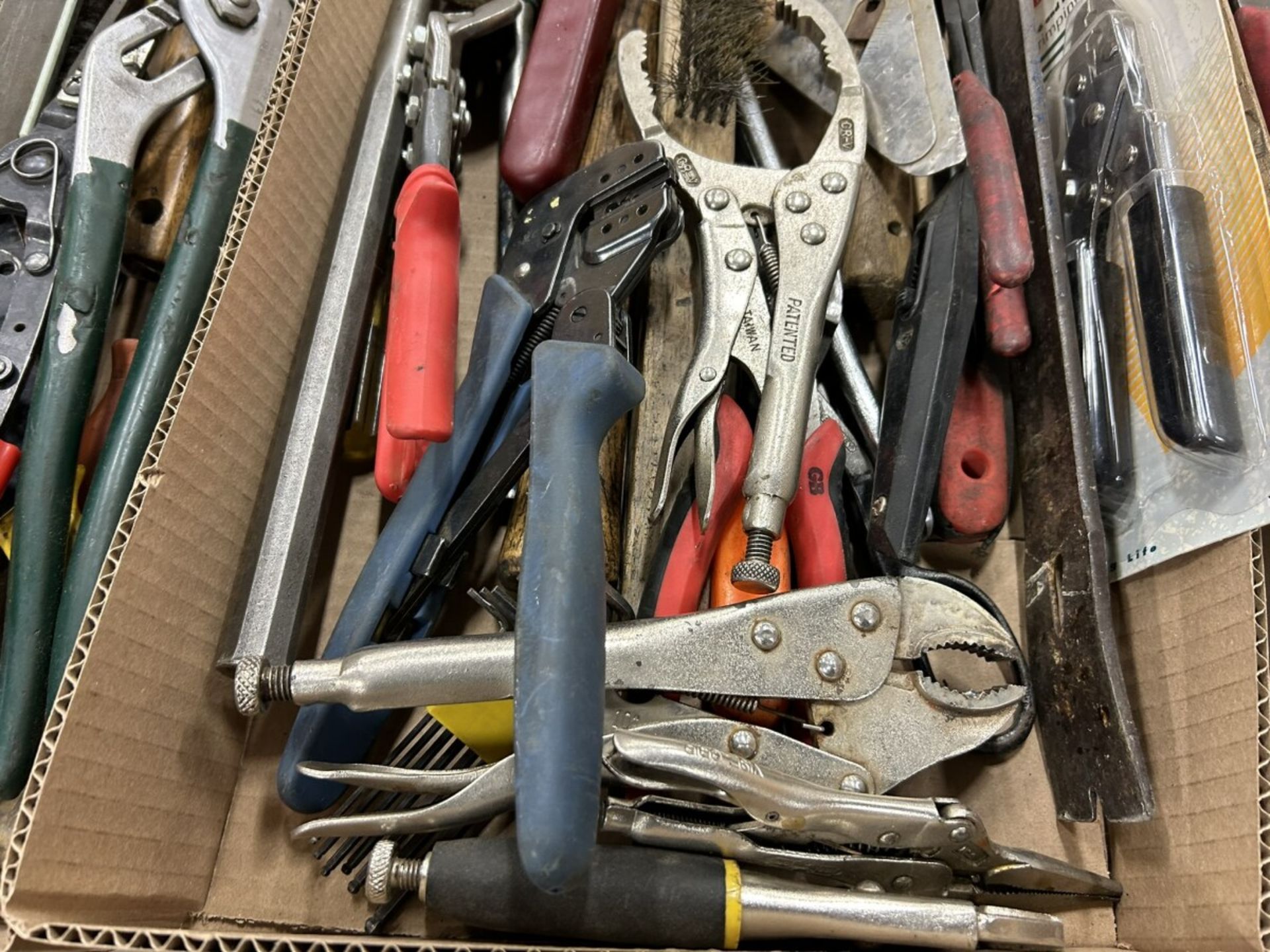 L/O ASSORTED HAND TOOLS-VICE GRIP, HAMMERS, OIL FILTER WRENCH ETC. - Image 3 of 3