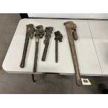 L/O ANTIQUE PIPE WRENCHES RIDGID 24IN AND 36IN