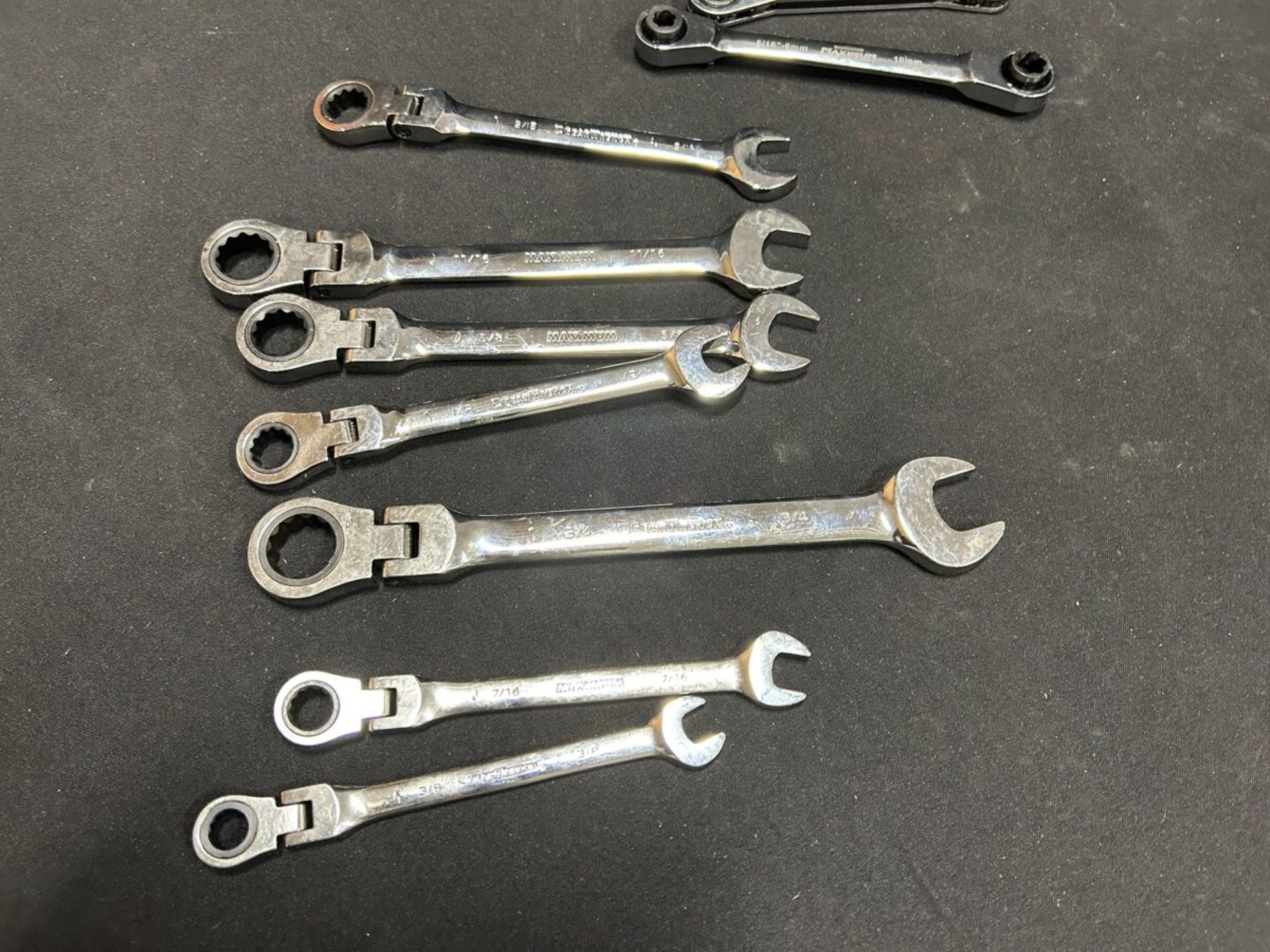 ASSORTED SAE RATCHETING COMBINATION WRENCHES - Bild 2 aus 3