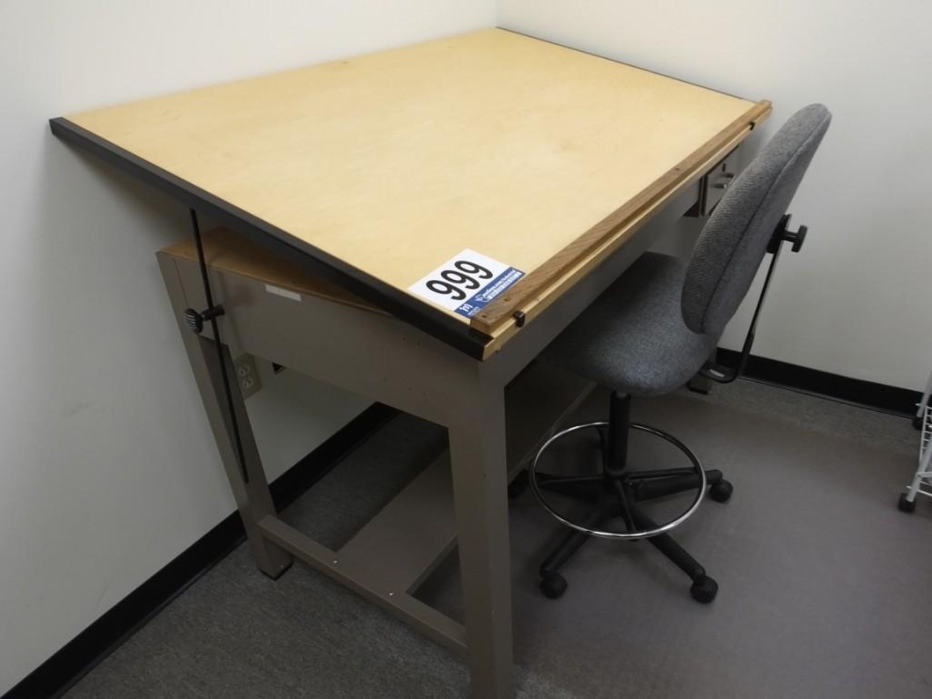 Drafting Table/Chair and Plan Holder
