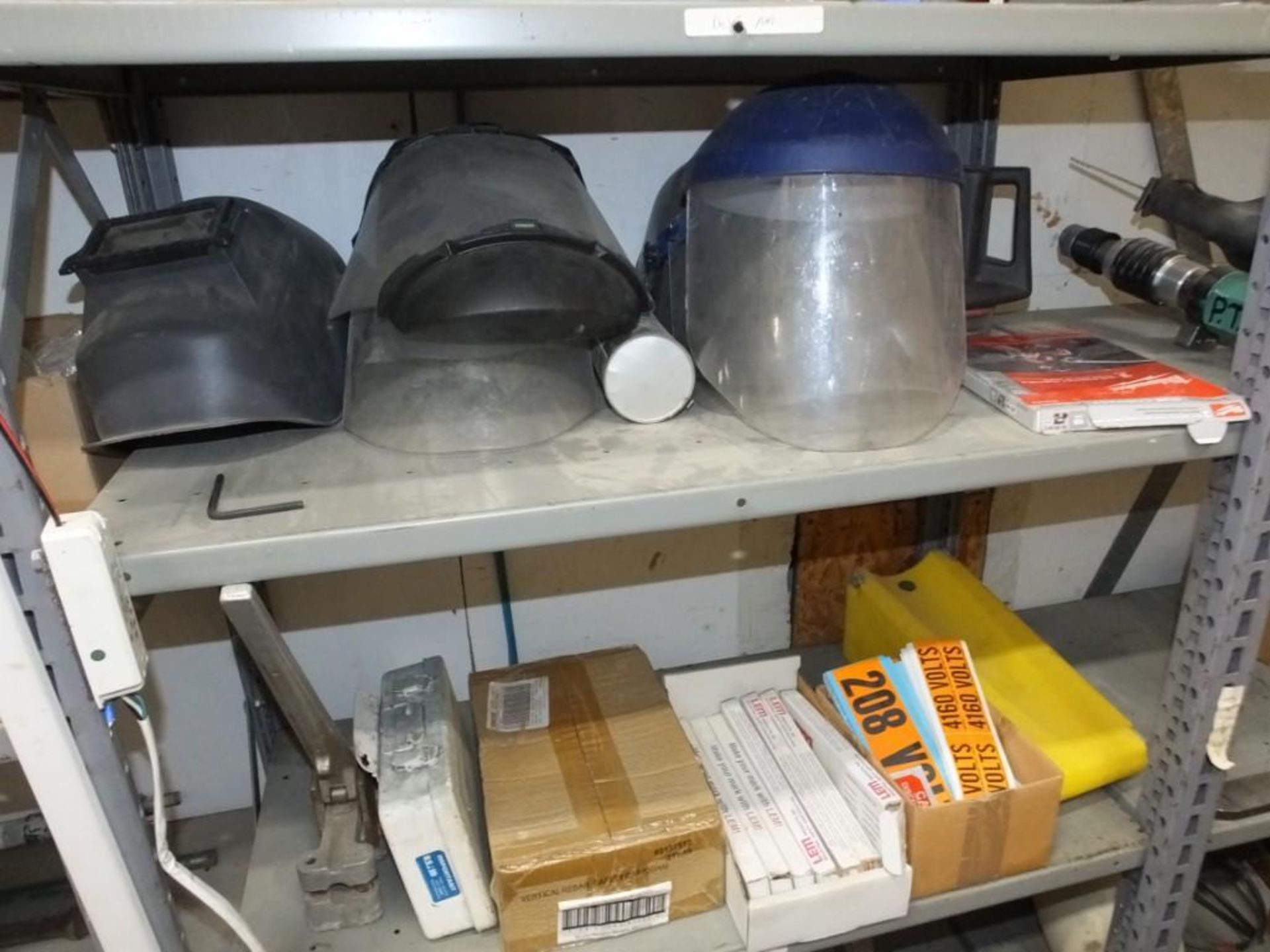 (3) Metal Shelf Units with Remaining Contents - Image 3 of 6