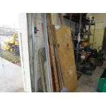 Wall Lot: Galvanized Angle Stock, Vault Covers, Plywood
