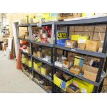(3) Plastic Shelf Units and Contents