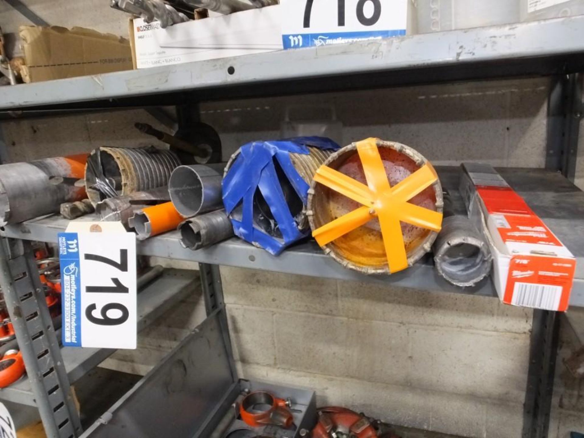 Shelf Lot: Rotary Hammer Drill Core Bits