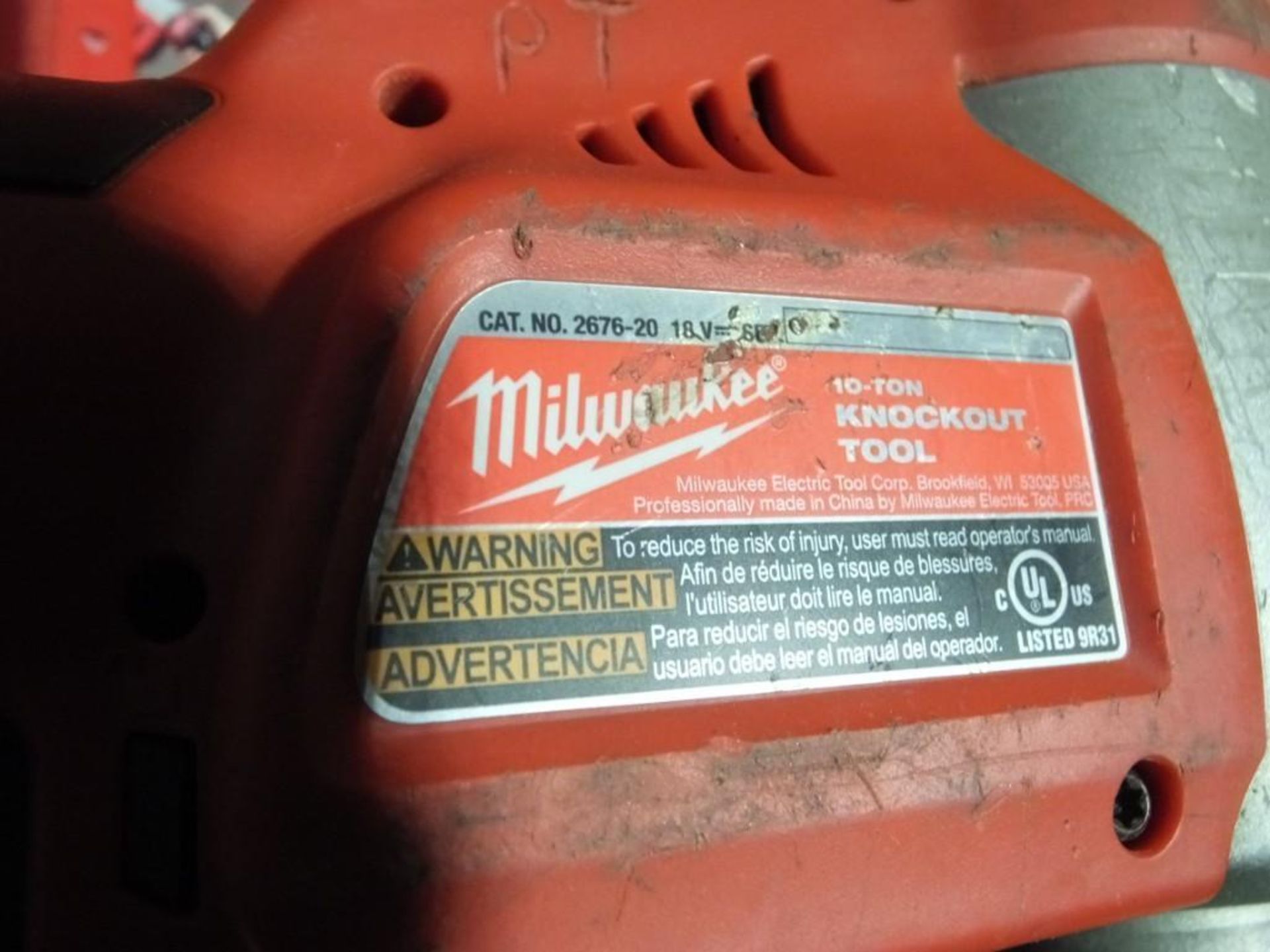 MIlwaukee M18 2676-20 Knockout Tool Kit - Image 2 of 4