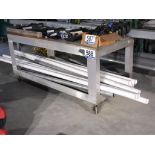 Aluminum Fabrication Table with PVC Pipe and Conduit