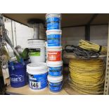 Lot: Pull Tapes, Pull Line, and Lubricants