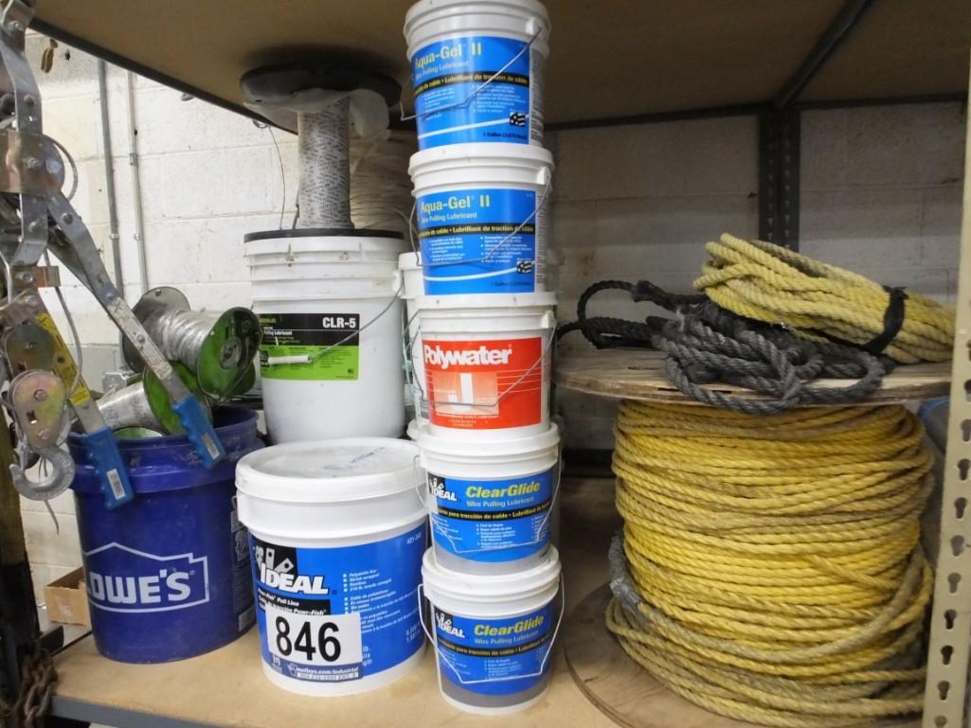 Lot: Pull Tapes, Pull Line, and Lubricants