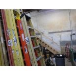 (2) Fiberglass 8 Ft Step Ladders