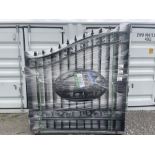 2024 Greatbear 14' Bi- Parting Wrought Iron Gates, 1 Set