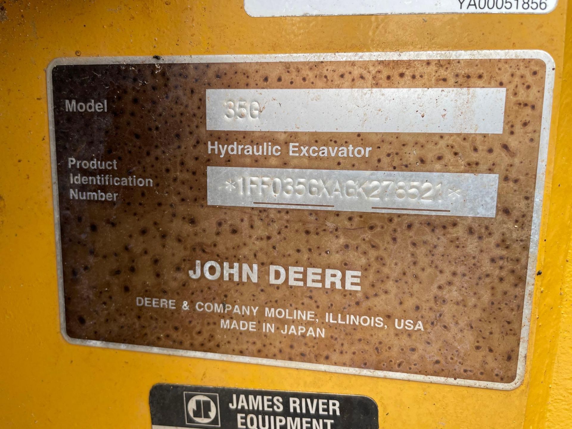 2017 John Deere 35G Mini Excavator - Image 5 of 19