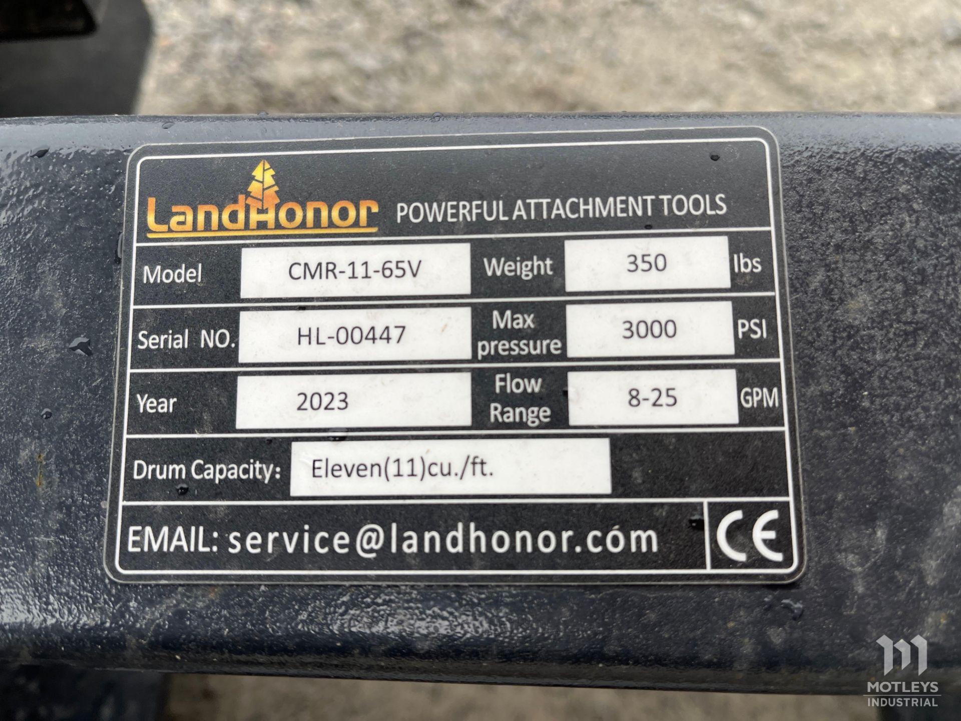 2023 LandHonor CMR-11-65V Skid Steer Concrete Mixer Roller - Image 5 of 7