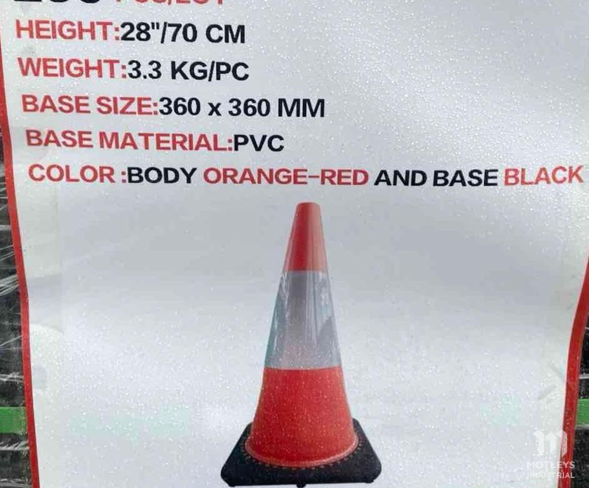 2024 Safety Highway Cones, Qty: 42 - Image 4 of 5