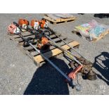 (5) Stihl Trimmers & Trimmer Head
