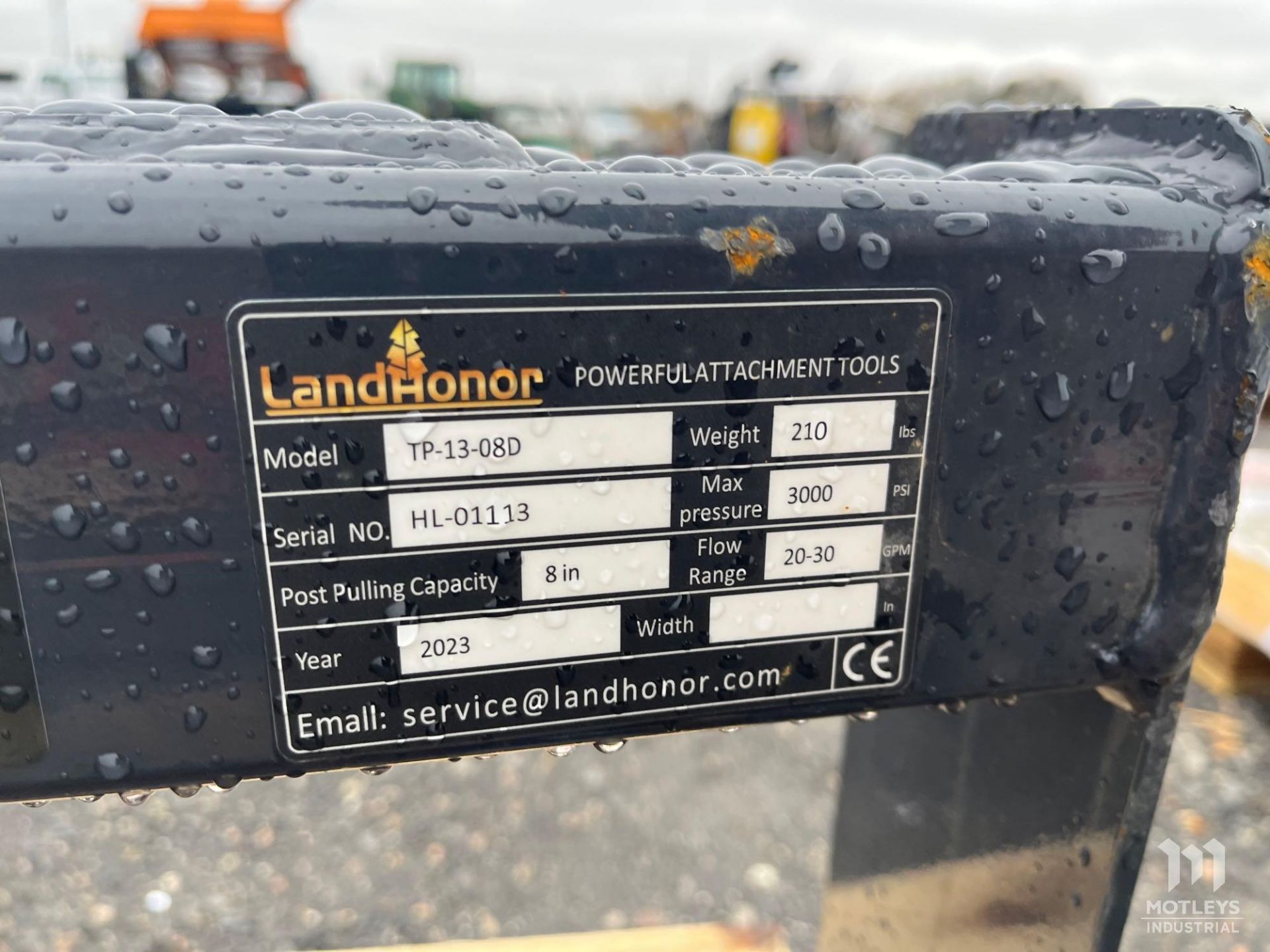 2023 LandHonor TP-13-08D Skid Steer Tree Puller Attachment - Image 5 of 7