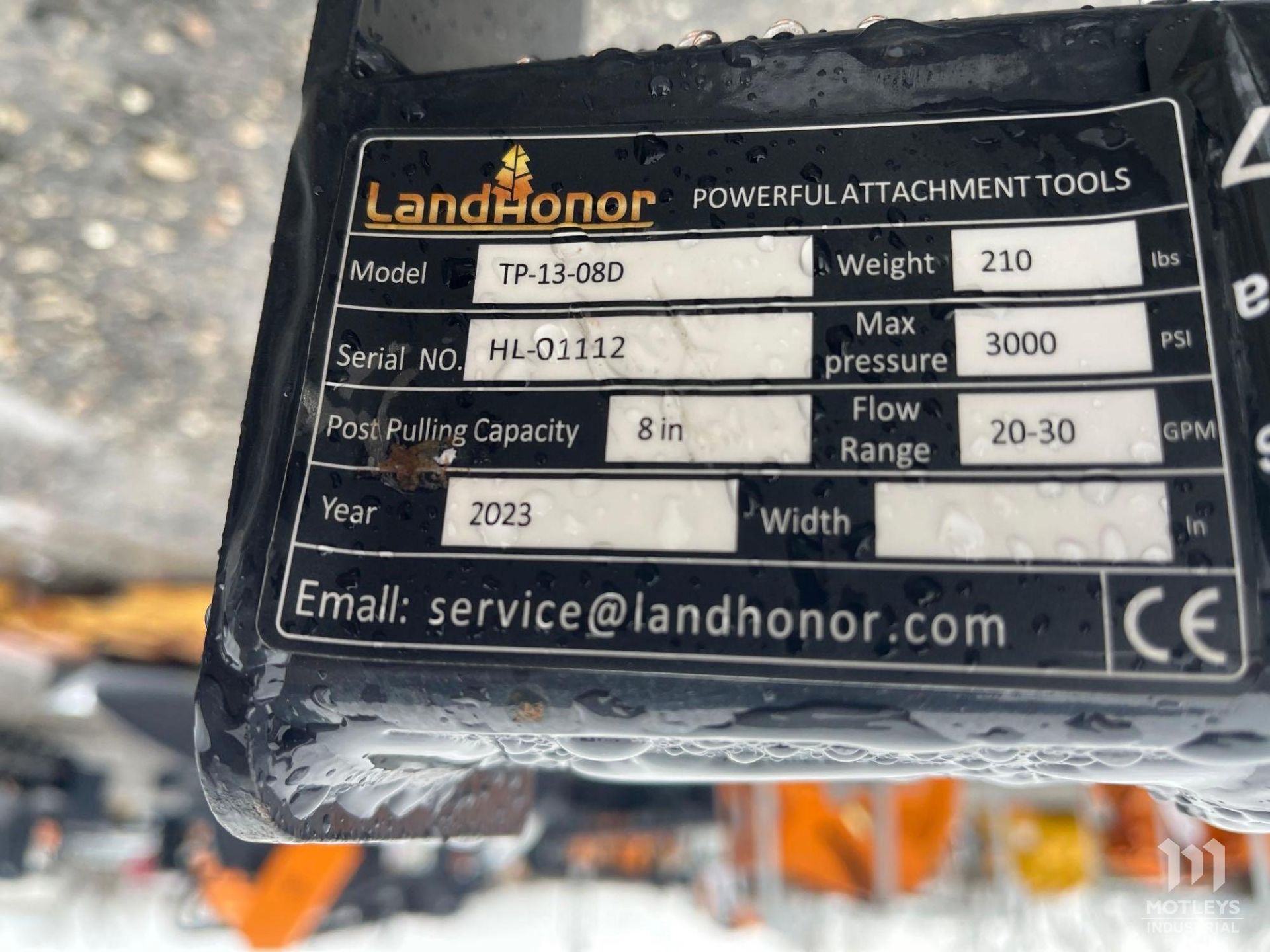 2023 LandHonor TP-13-08D Skid Steer Tree Puller Attachment - Bild 5 aus 7