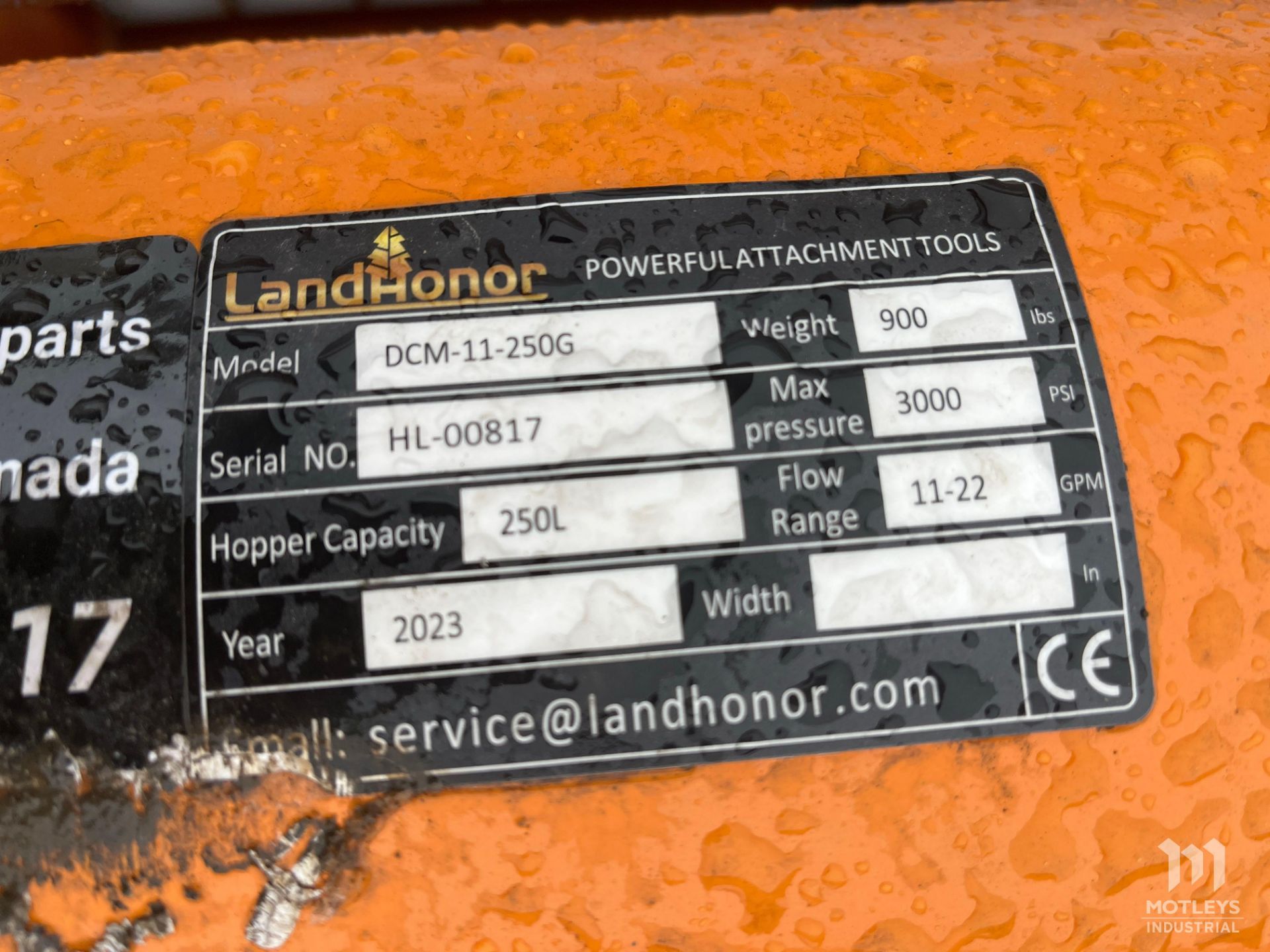2023 LandHonor DCM-11-250G Skid Steer Double Discharge Concrete Mixer Attachment - Image 5 of 8