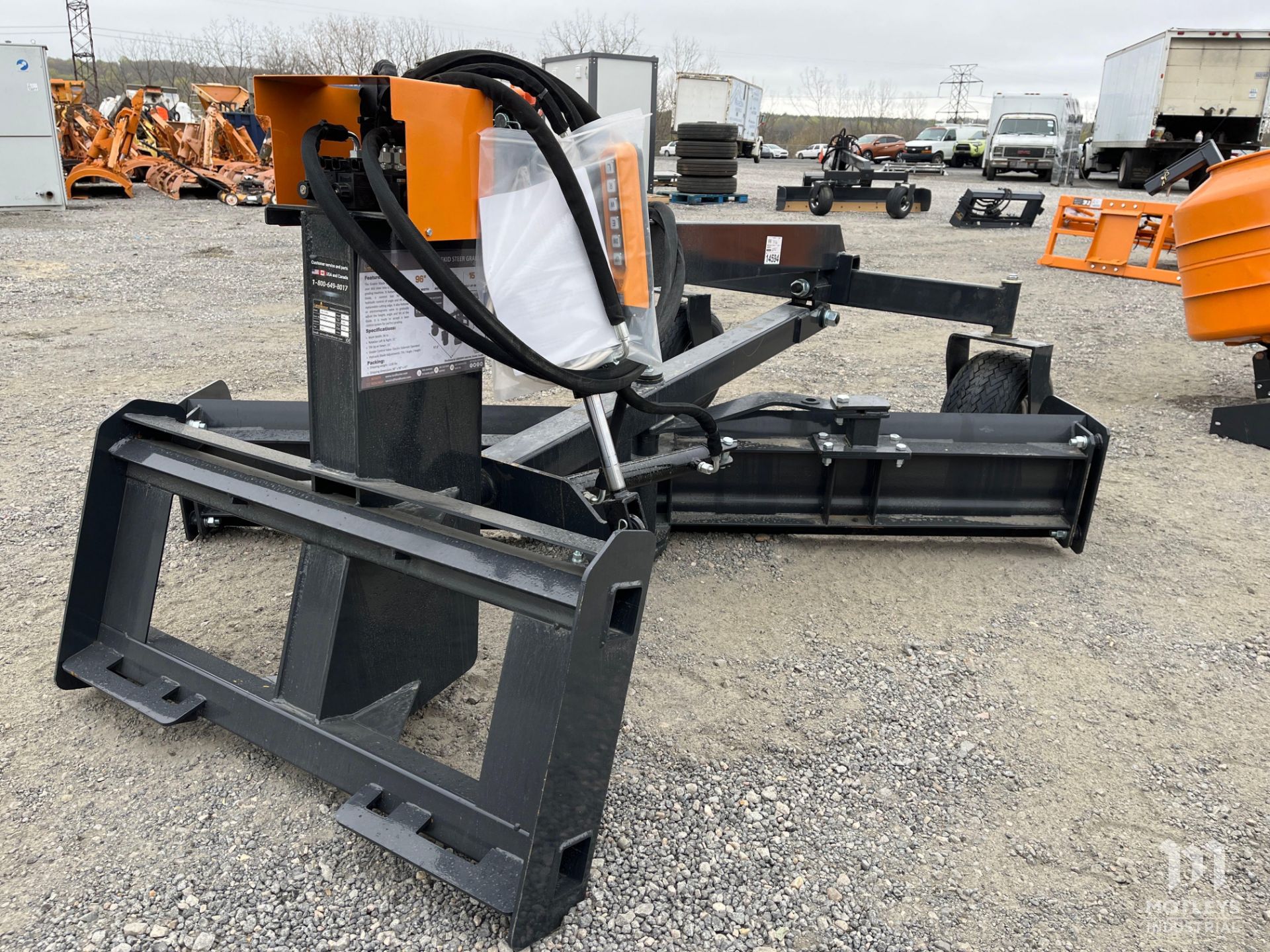 2023 LandHonor GM-12-96W Skid Steer Grader Attachment