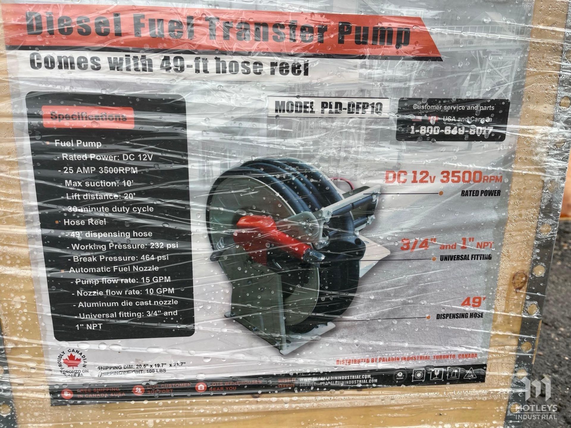 2023 PLD-DFP10 Diesel Fuel Transfer Pump - Image 3 of 4