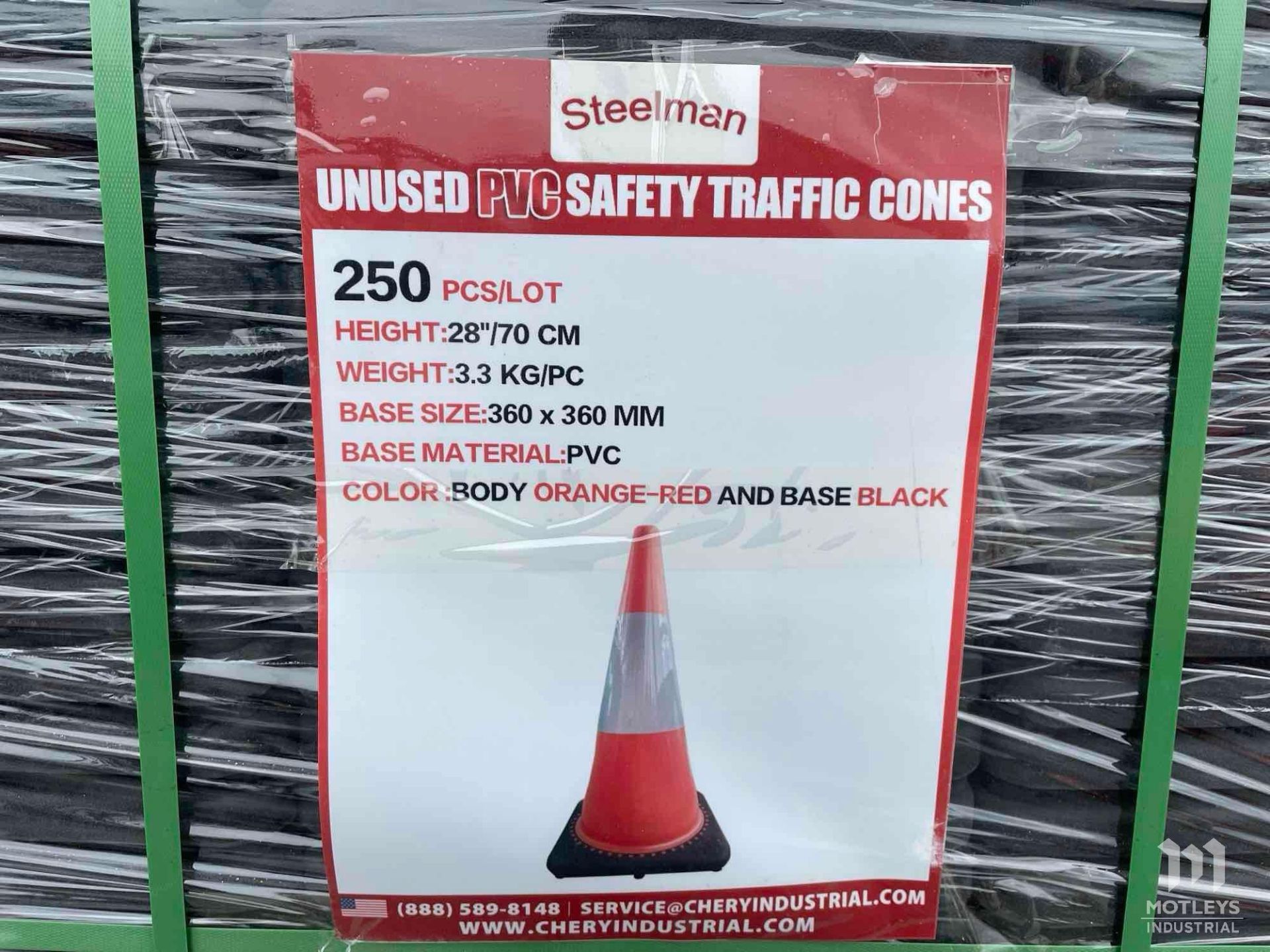 2024 Safety Highway Cones, Qty: 41 - Image 5 of 6
