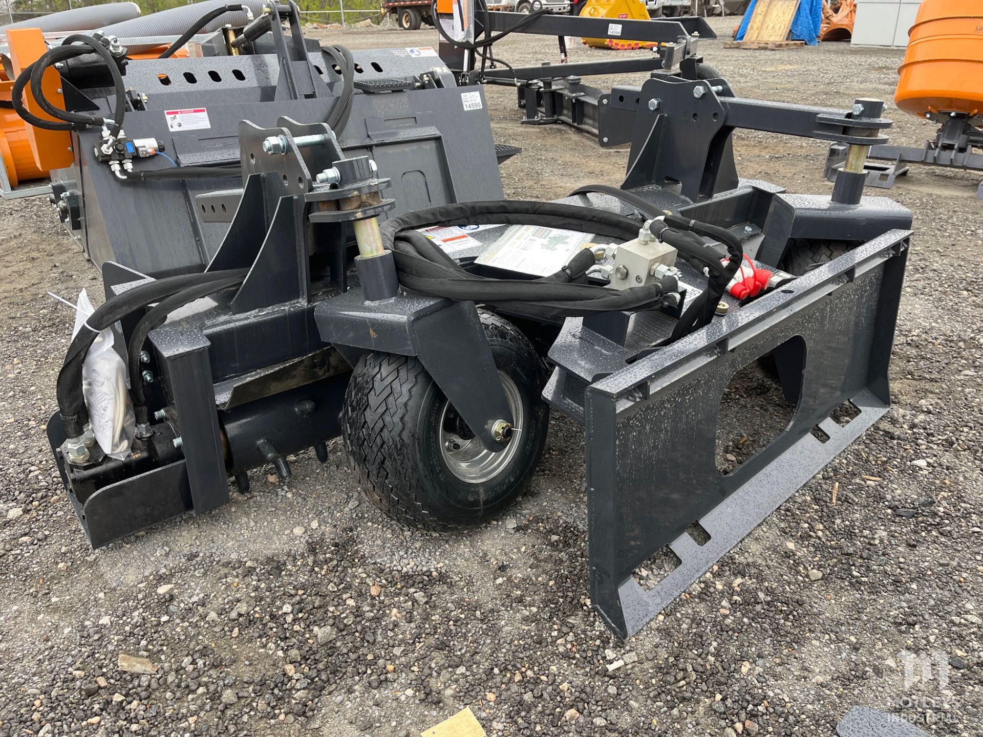 2023 LandHonor PR-12-72W Skid Steer Harley Power Rake Attachment - Image 2 of 9