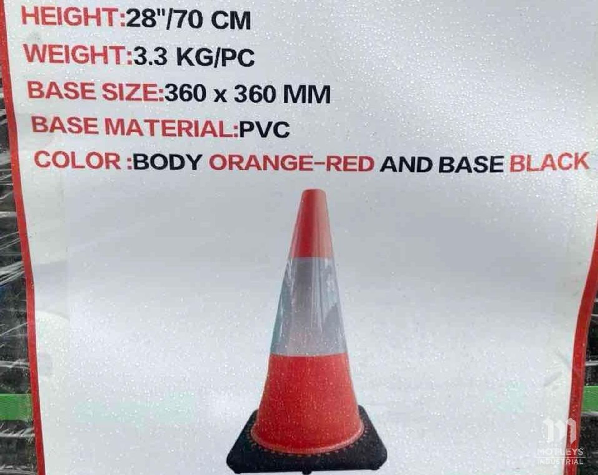 2024 Safety Highway Cones, Qty: 41 - Image 4 of 5
