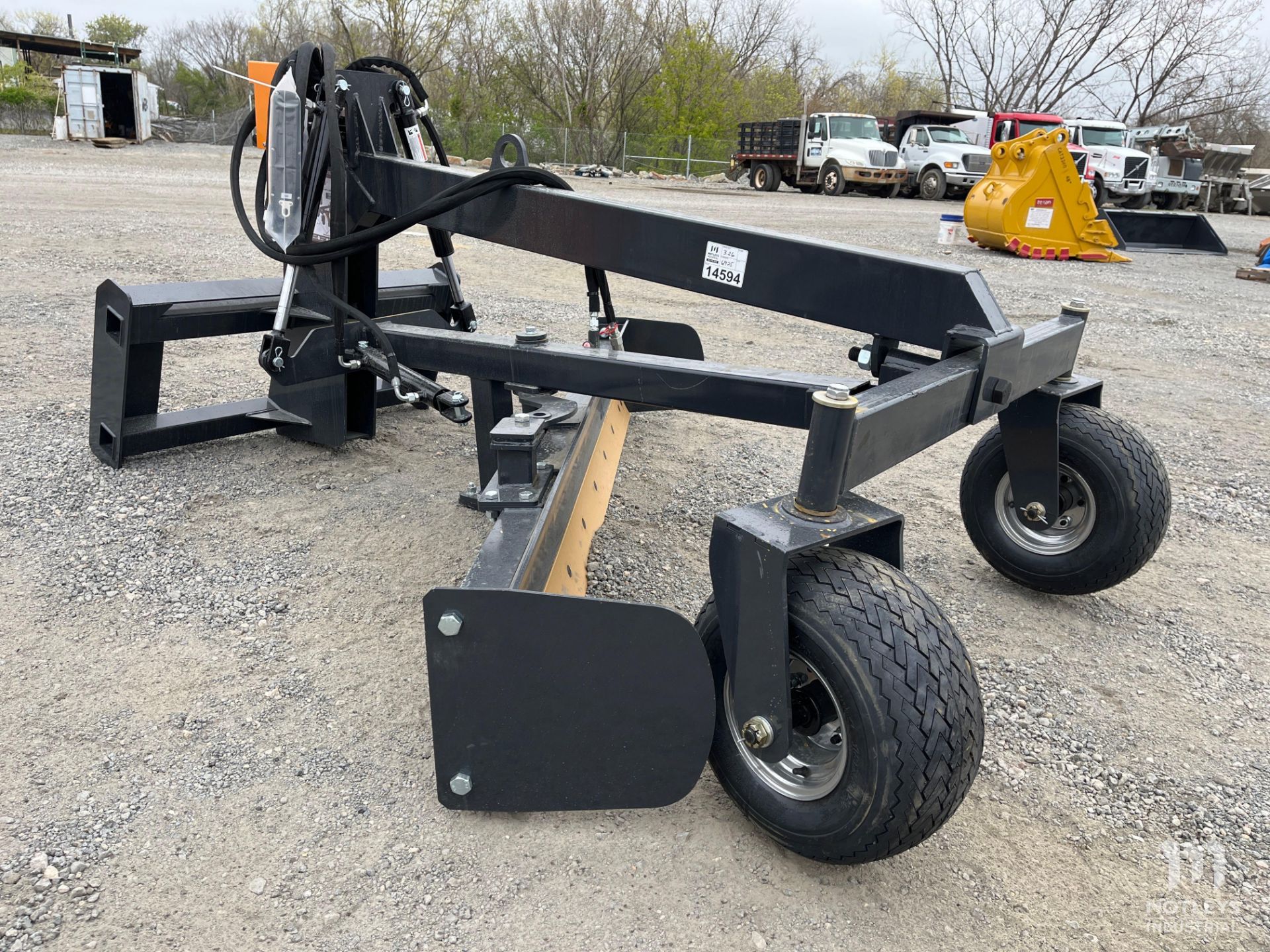 2023 LandHonor GM-12-96W Skid Steer Grader Attachment - Image 4 of 9