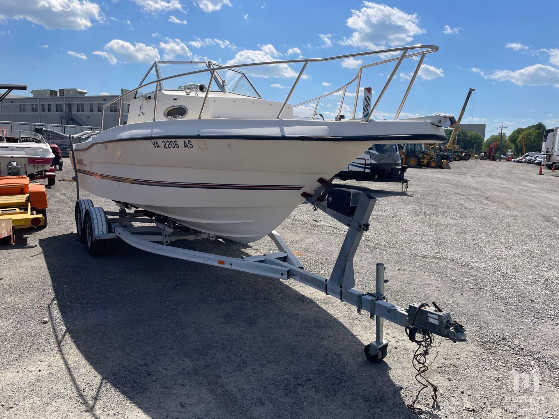 1997 Sea Master 24.4' Boat With Venture Trailer - Image 2 of 13
