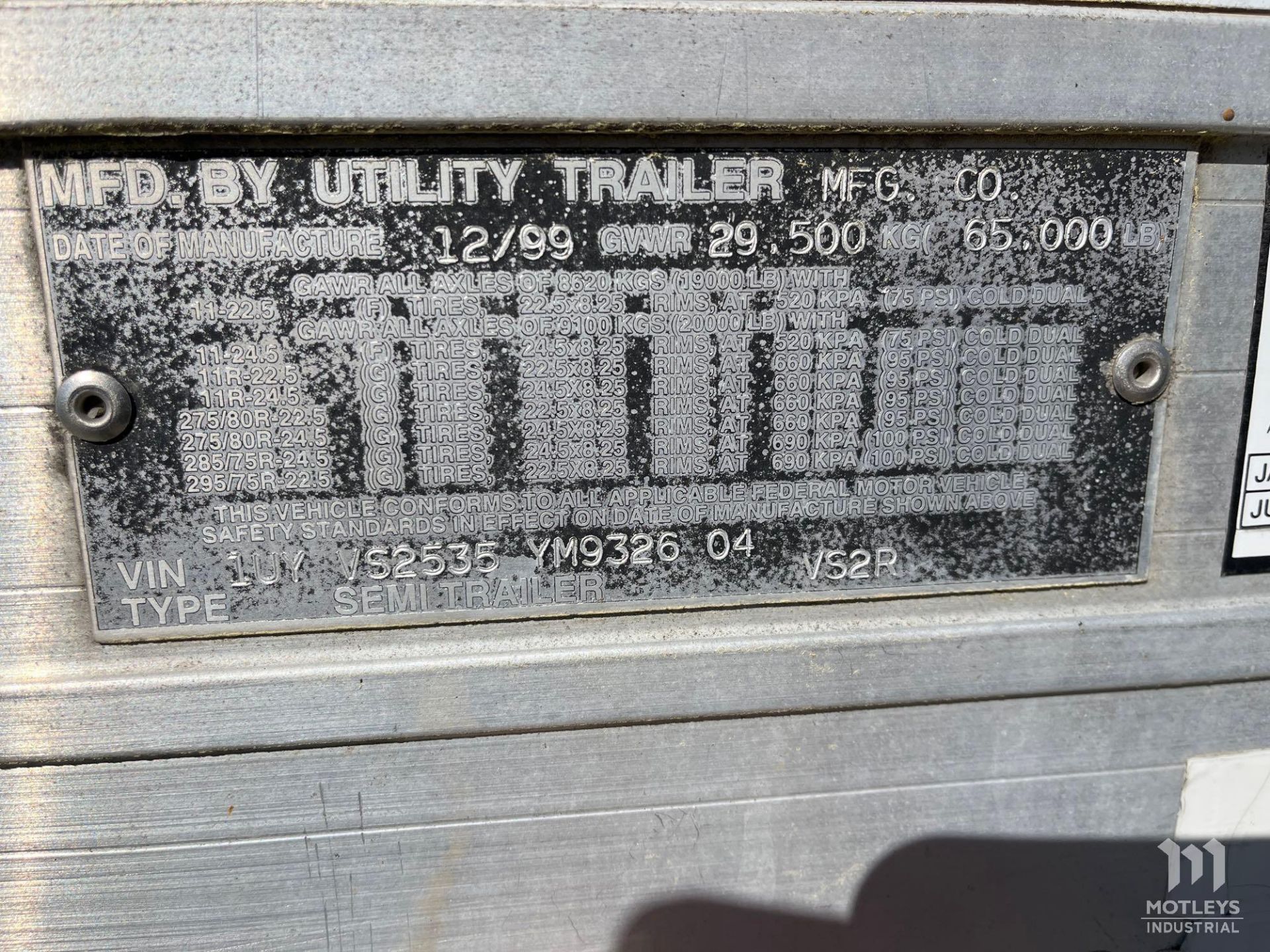 2000 Utility 53' Reefer Trailer - Image 6 of 18