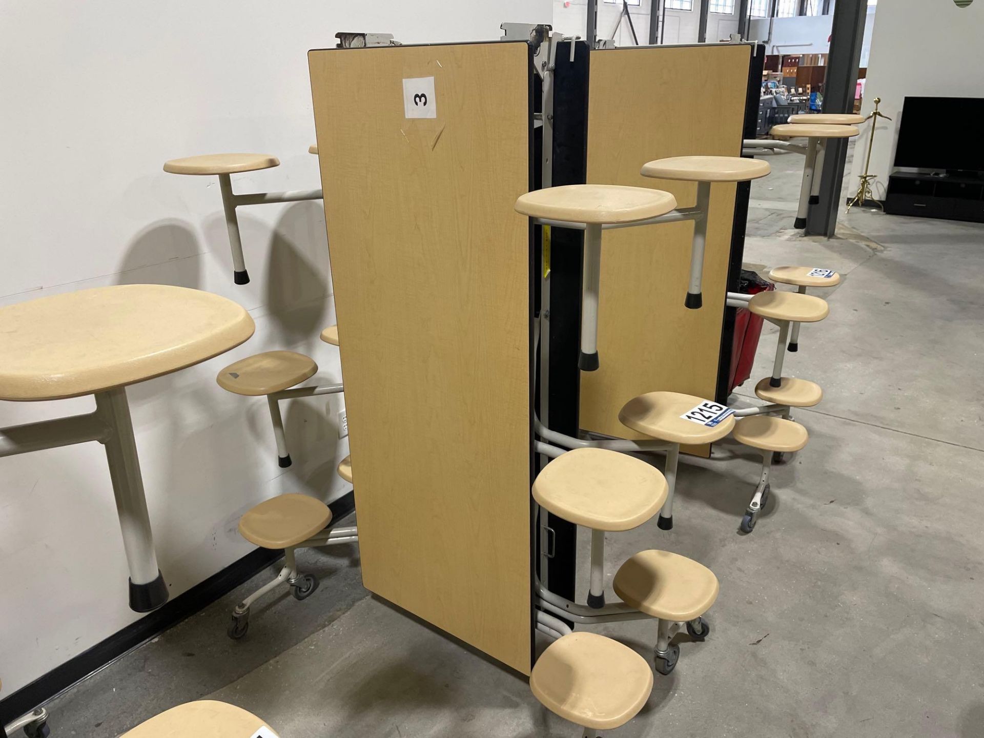Mobile Folding Cafeteria Table - Image 2 of 2
