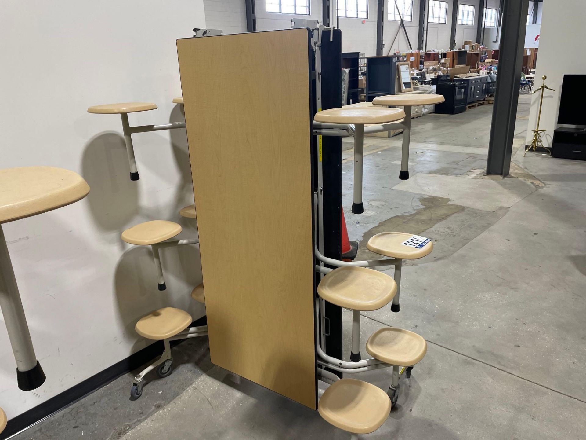 Mobile Folding Cafeteria Table - Image 2 of 2