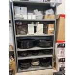 Shelving Unit of Assorted Kitchen Items