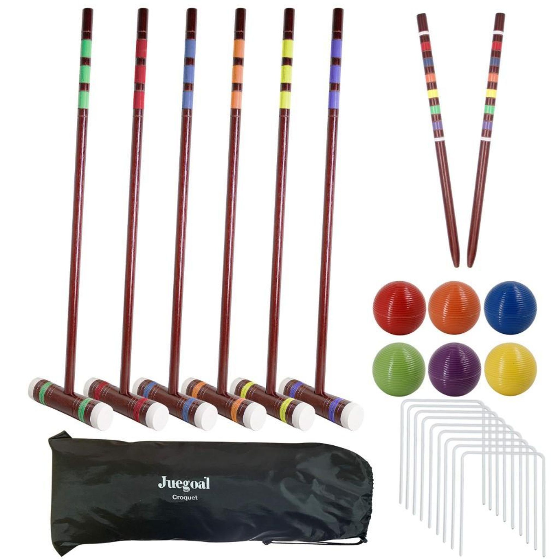 Pallet Lot: Disk Golf Basket and Croquet Set - Image 2 of 7