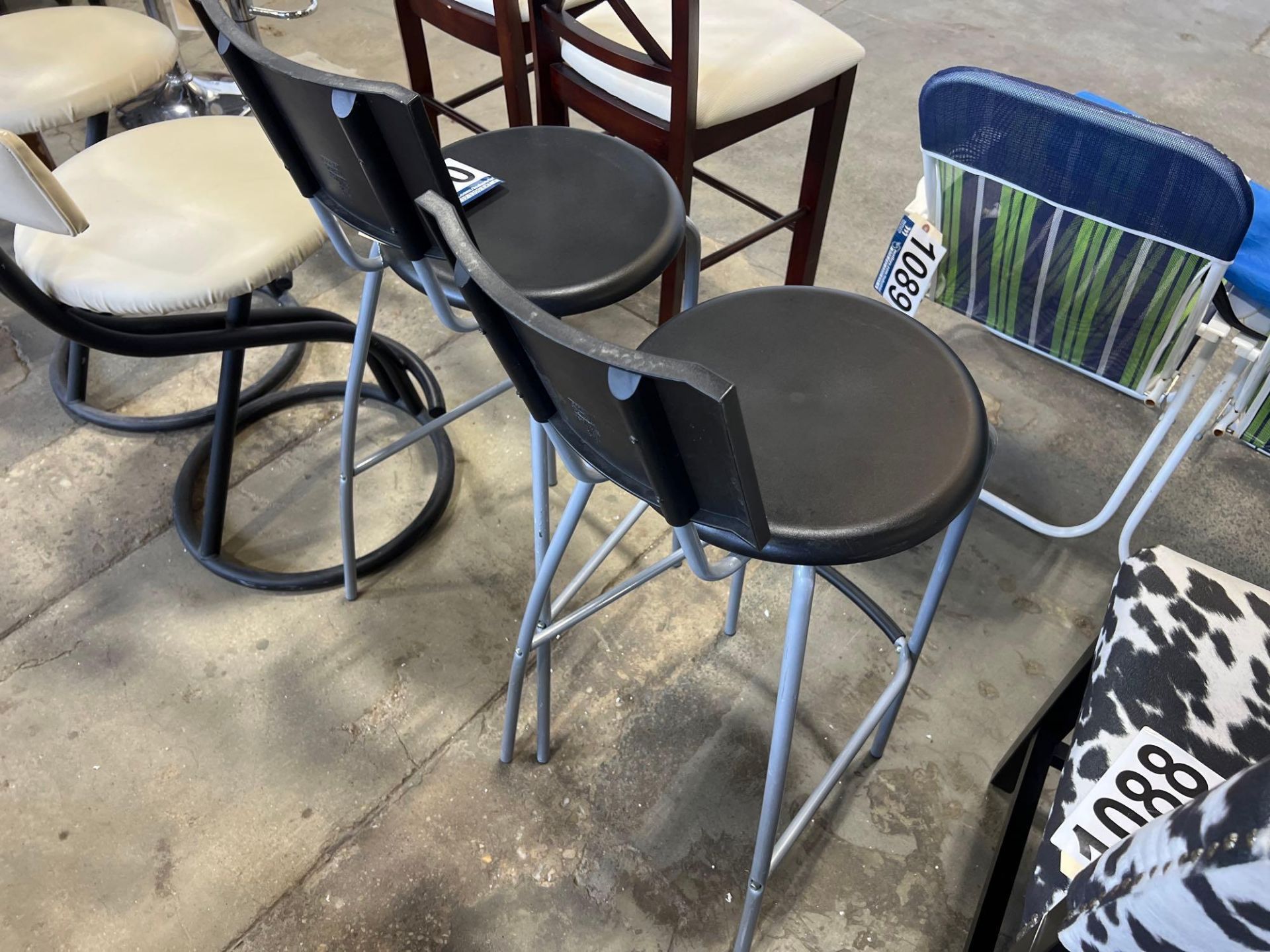 Metal and Plastic Stools - Image 2 of 2