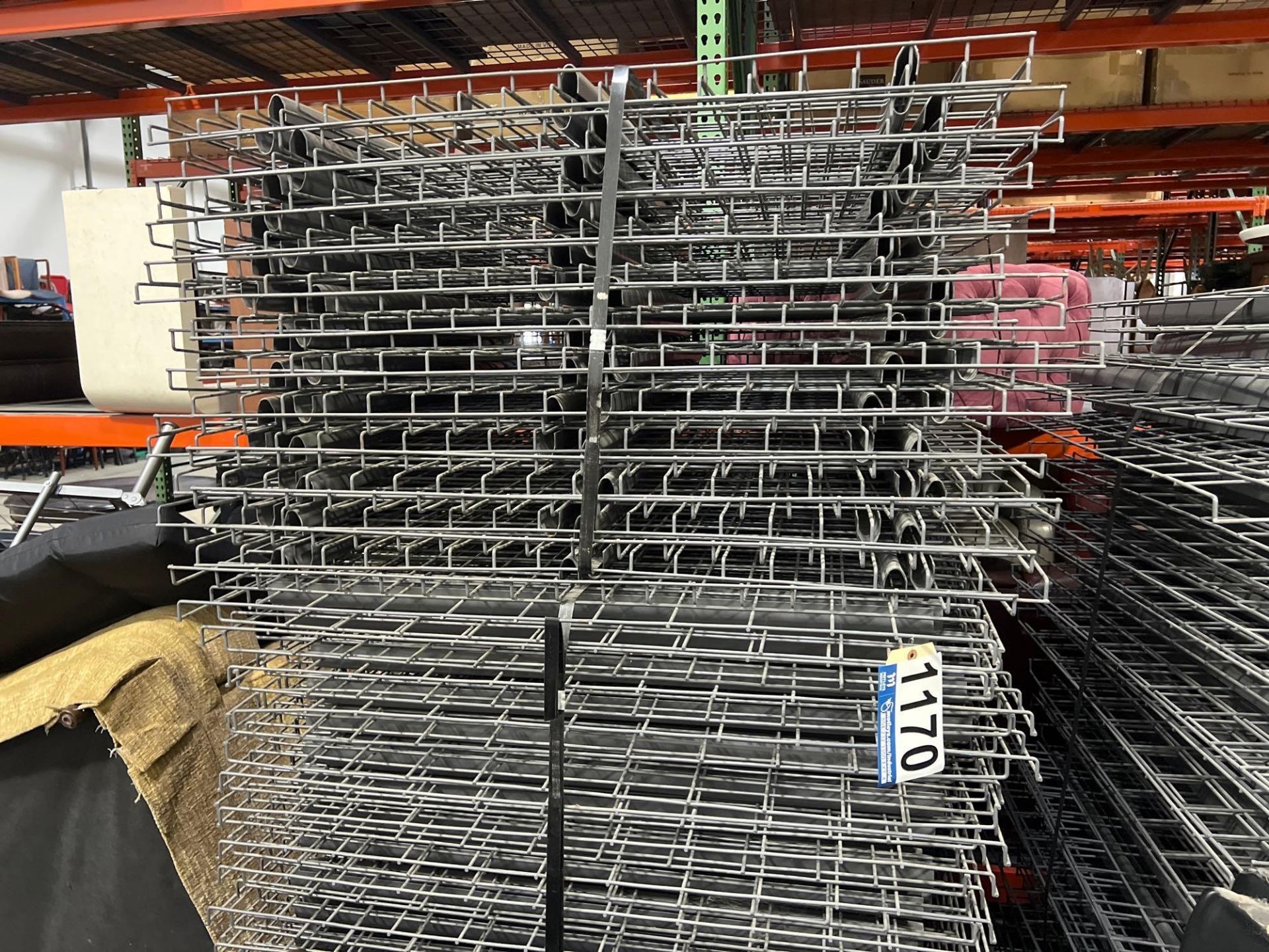 Pallet of Warehouse Shelving Racks